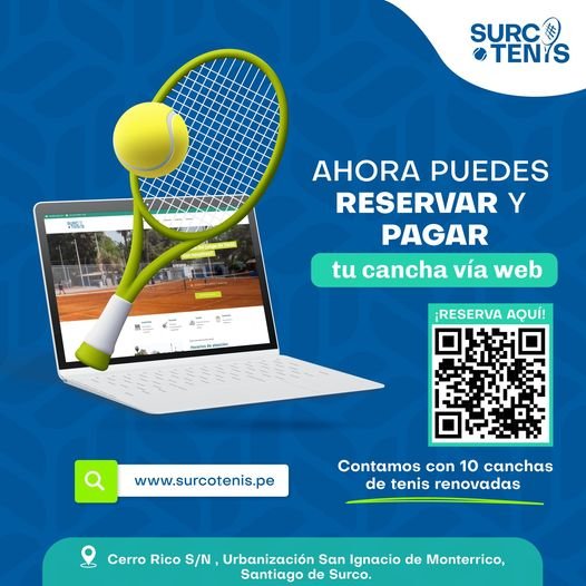 surco deportes tenis juego reservas